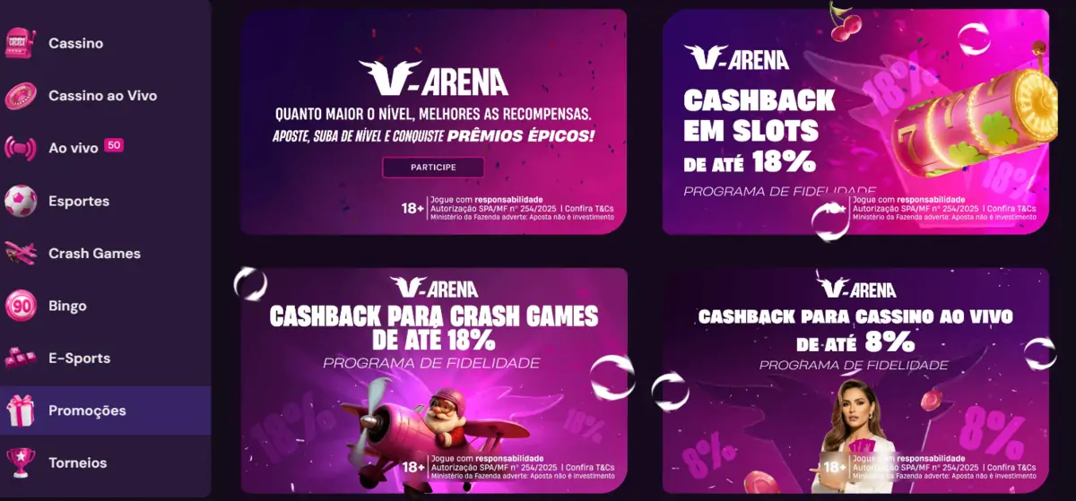 Vbet bônus de cassino