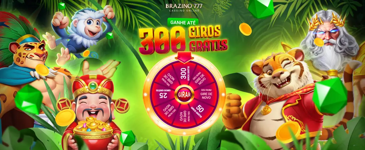 Brazino777 bônus 300 giros grátis