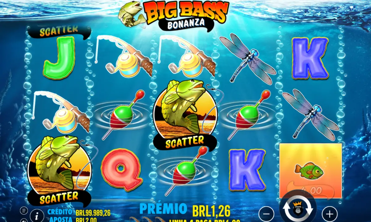 Big Bass Bonanza - em jogo