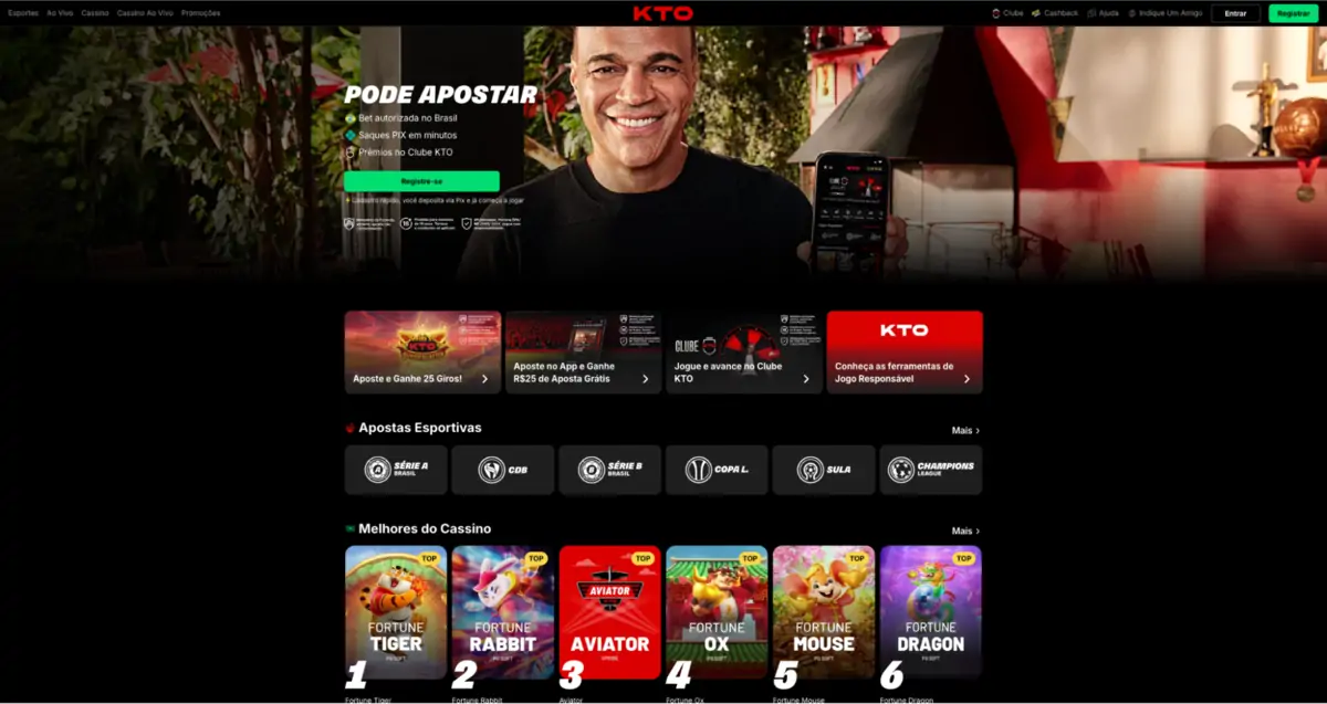 KTO - Apostas esportivas e cassino online KTO - Página inicial