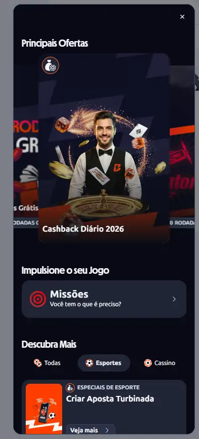 Betano - promoção