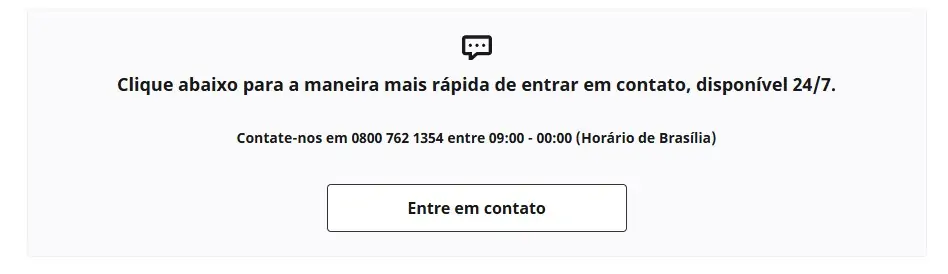 Betfair, canais de atendimento e horário do telefone