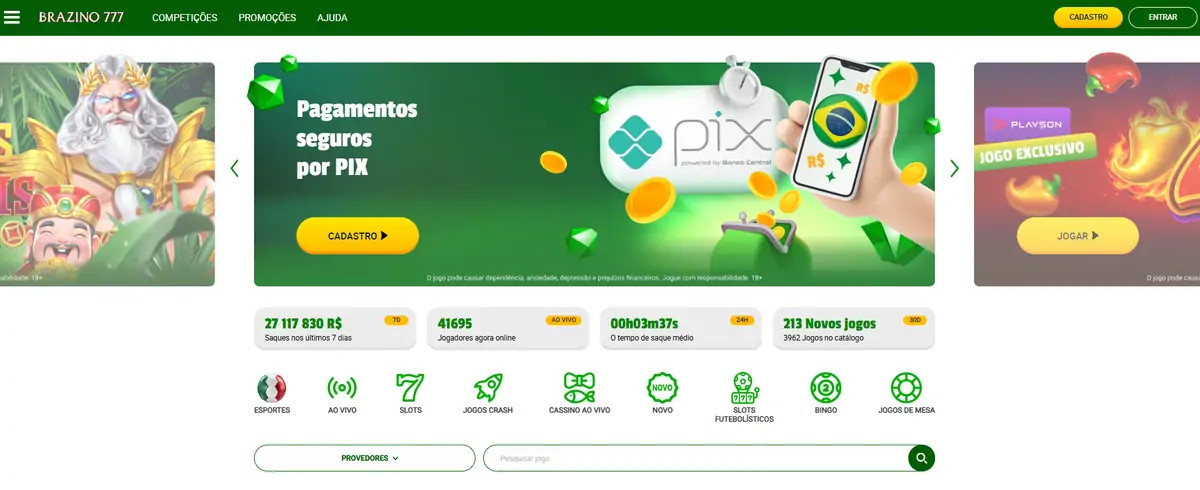 Brazino777 Cassino Online