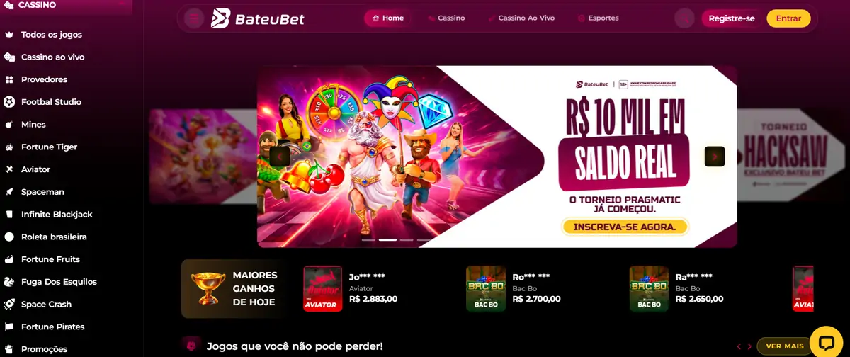 Bateubet Cassino Online