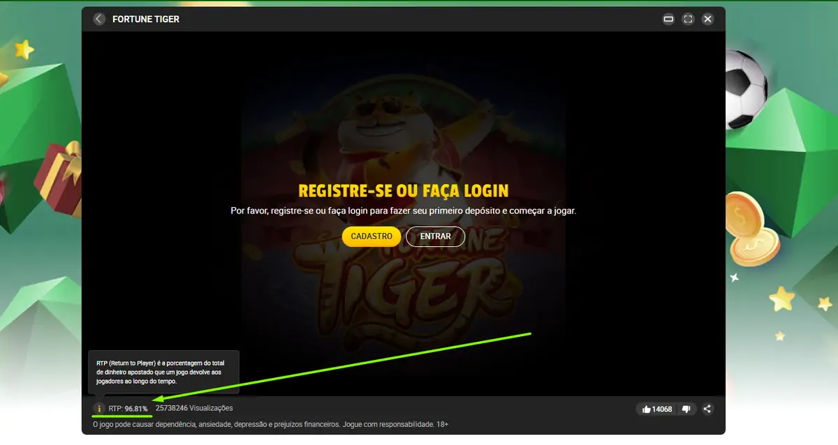 RTP em cassinos online