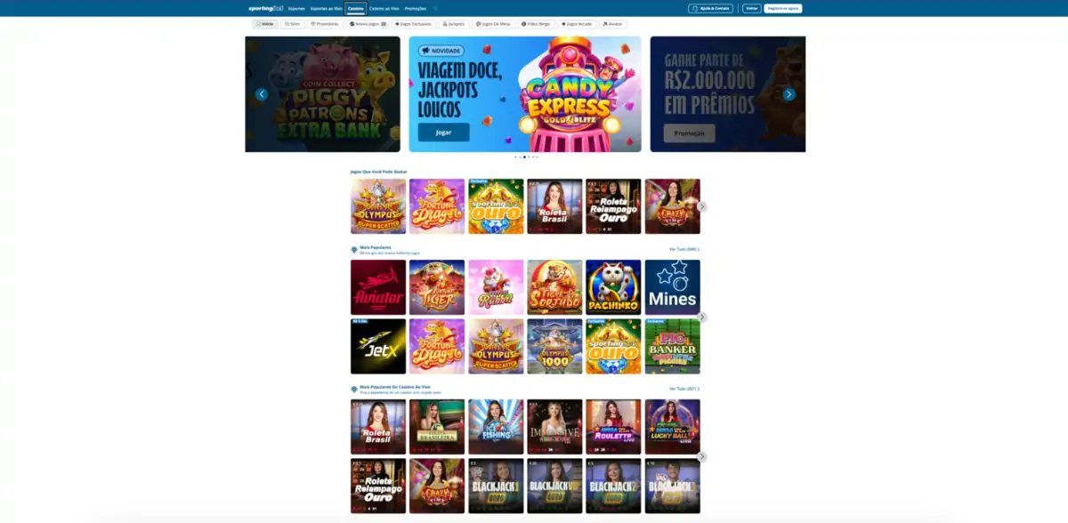 Sportingbet: casino e slots Sportingbet: casino online