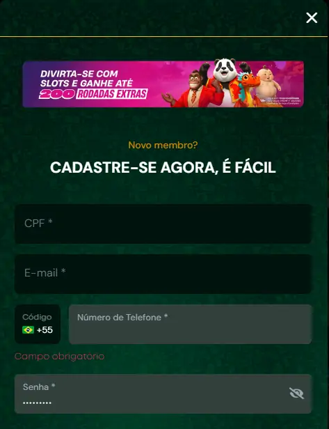 Cadastro VBet