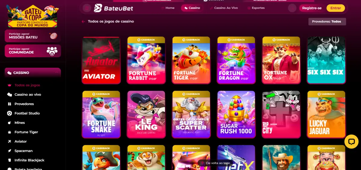 BateuBet - cassino e slots