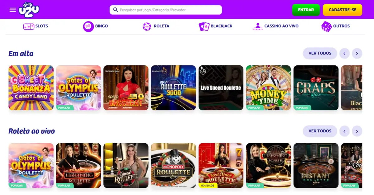 PlayUZU live casino