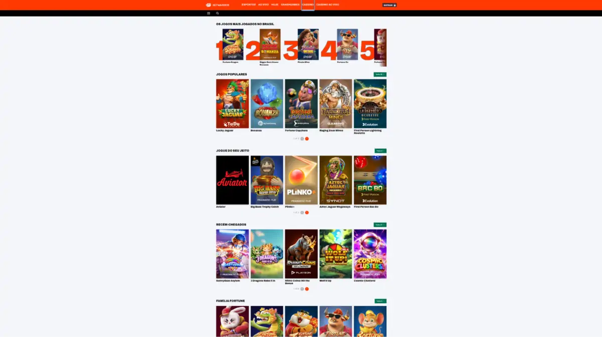 BetWarrior - jogos populares BetWarrior - catálogo de jogos do cassino