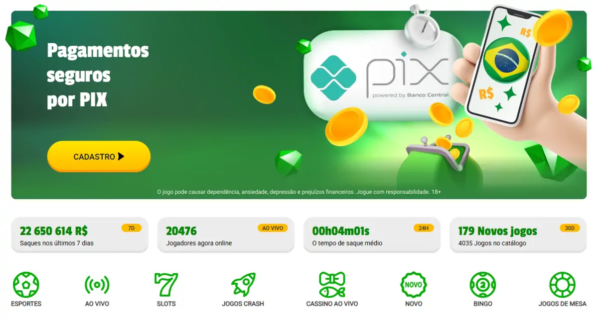 Pix cassino