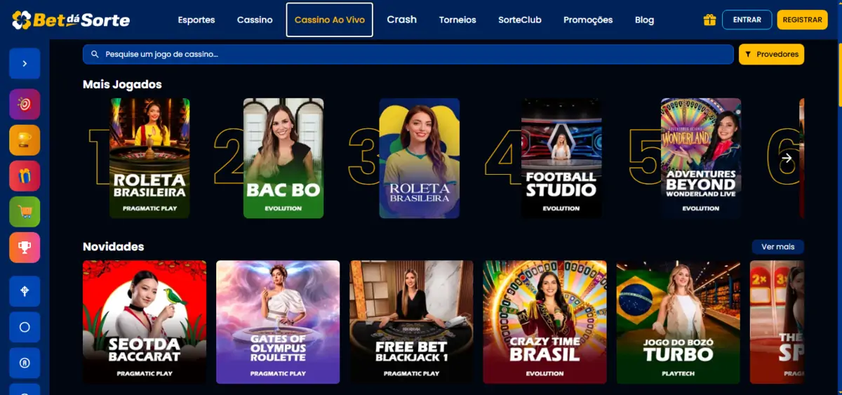 BetDaSorte - Cassino Ao Vivo
