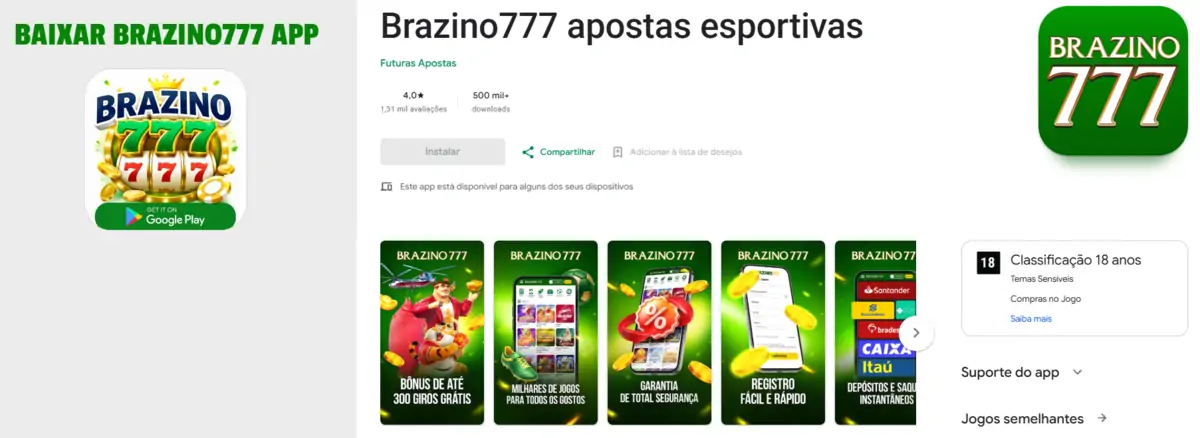 Brazino777 cassino móvel