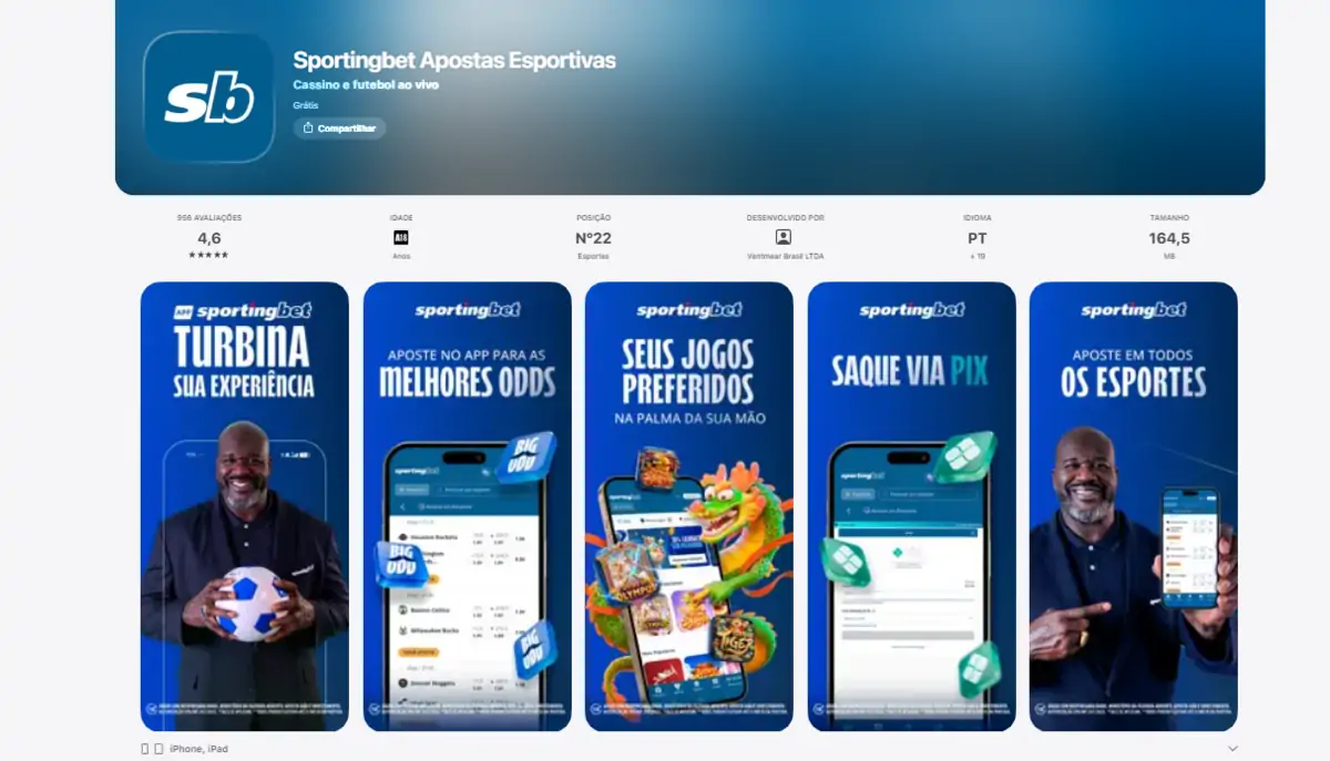 Sportingbet cassino móvel