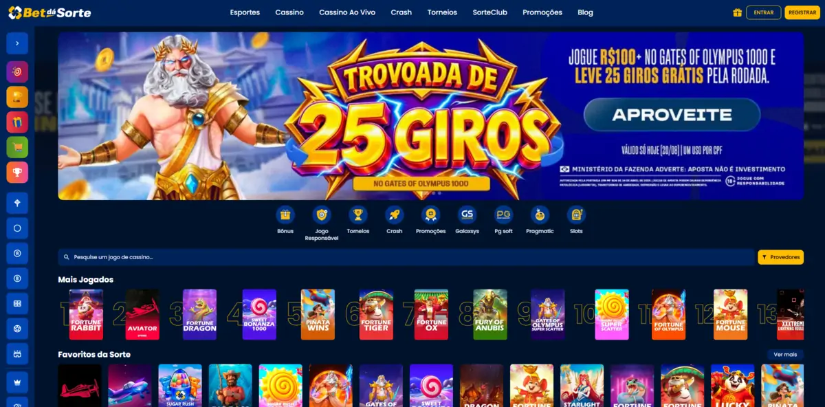 Bet da sorte cassino brasil