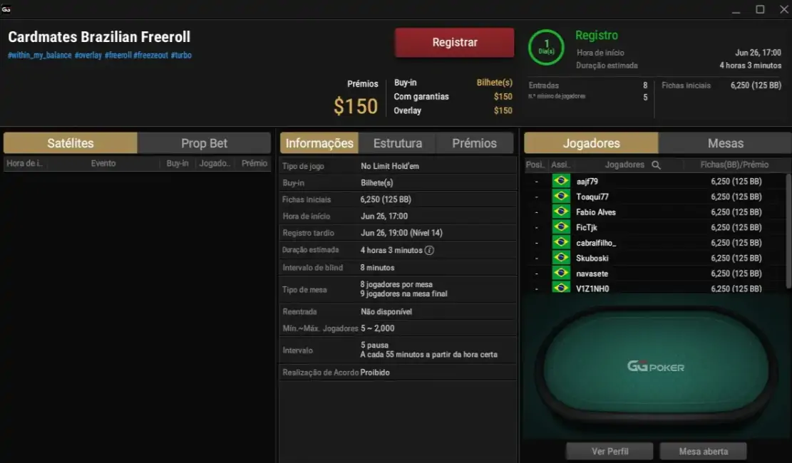 Freeroll Cardmates GGPoker