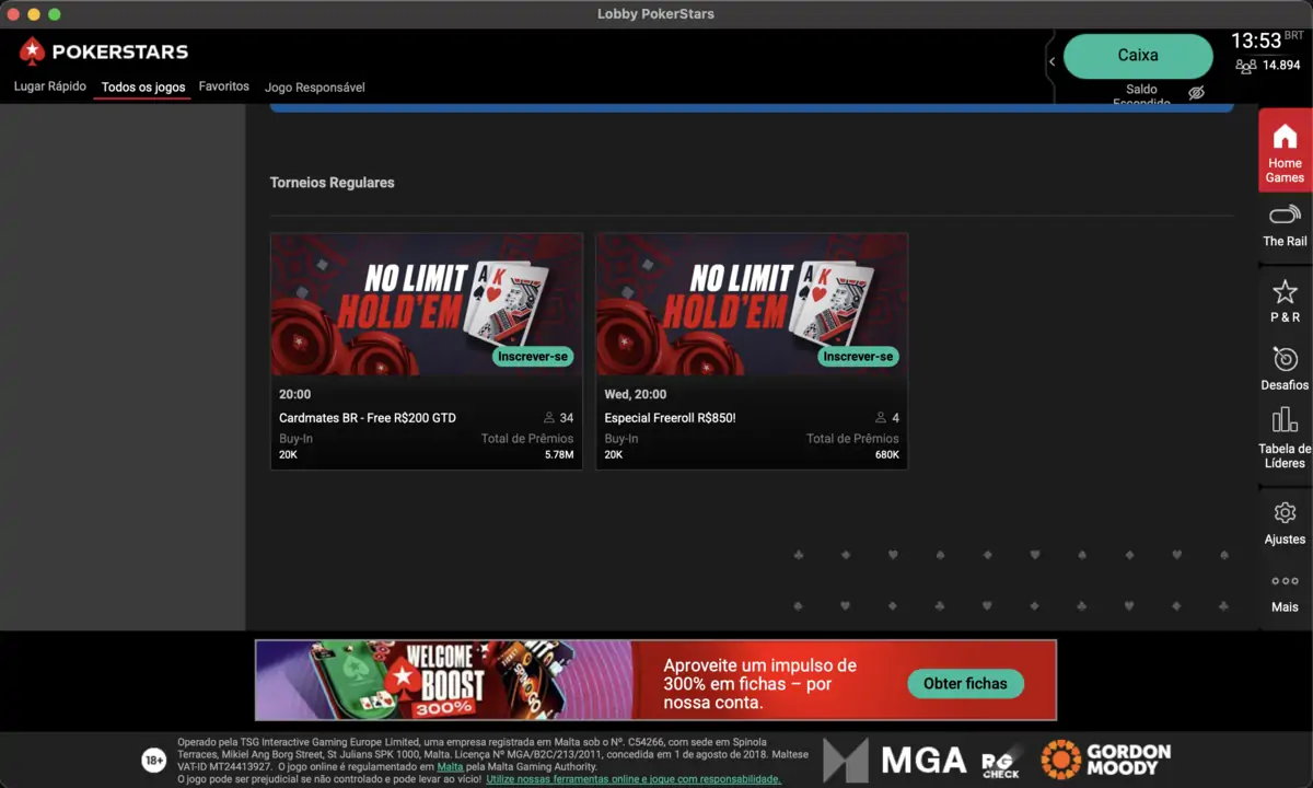 Cardmates PokerStars Home Game
