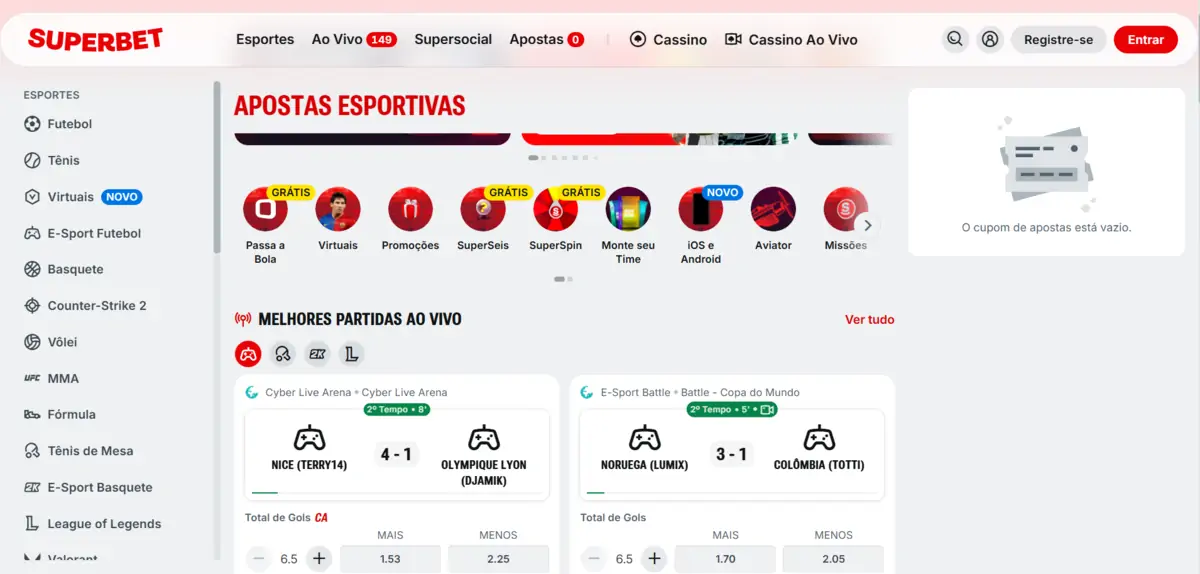 Superbet casa de apostas online