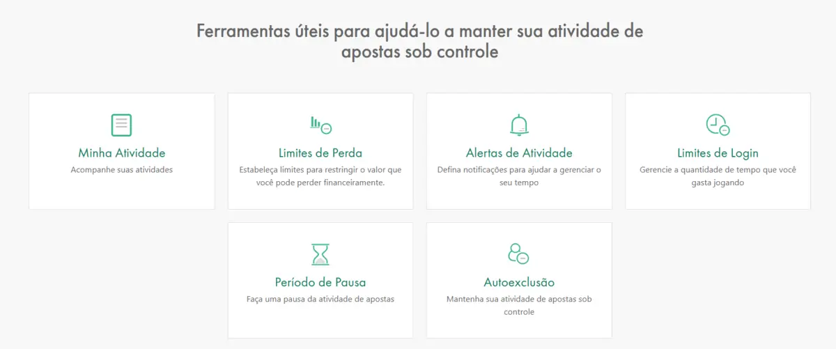 Jogo responsável casas de apostas