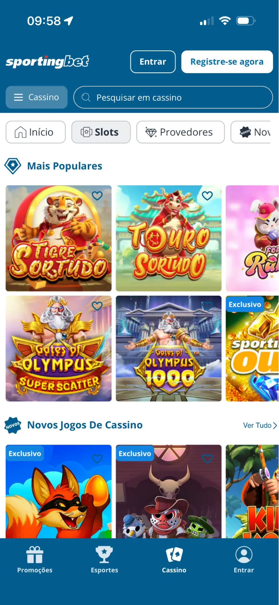 Sportingbet - app com slots populares Sportingbet - app, tela de сassino