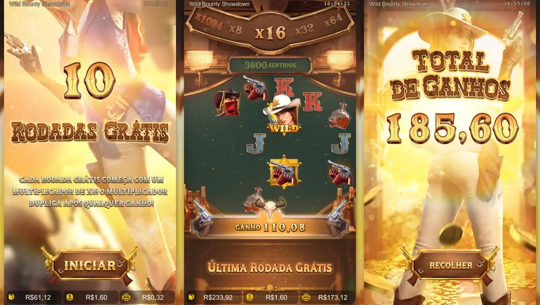 Wild Bounty Showdown – resultado de teste real