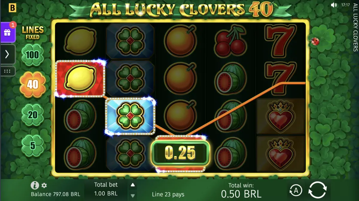 All Lucky Clovers caça-níqueis