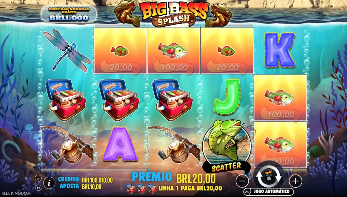 Big Bass Splash caça-níqueis