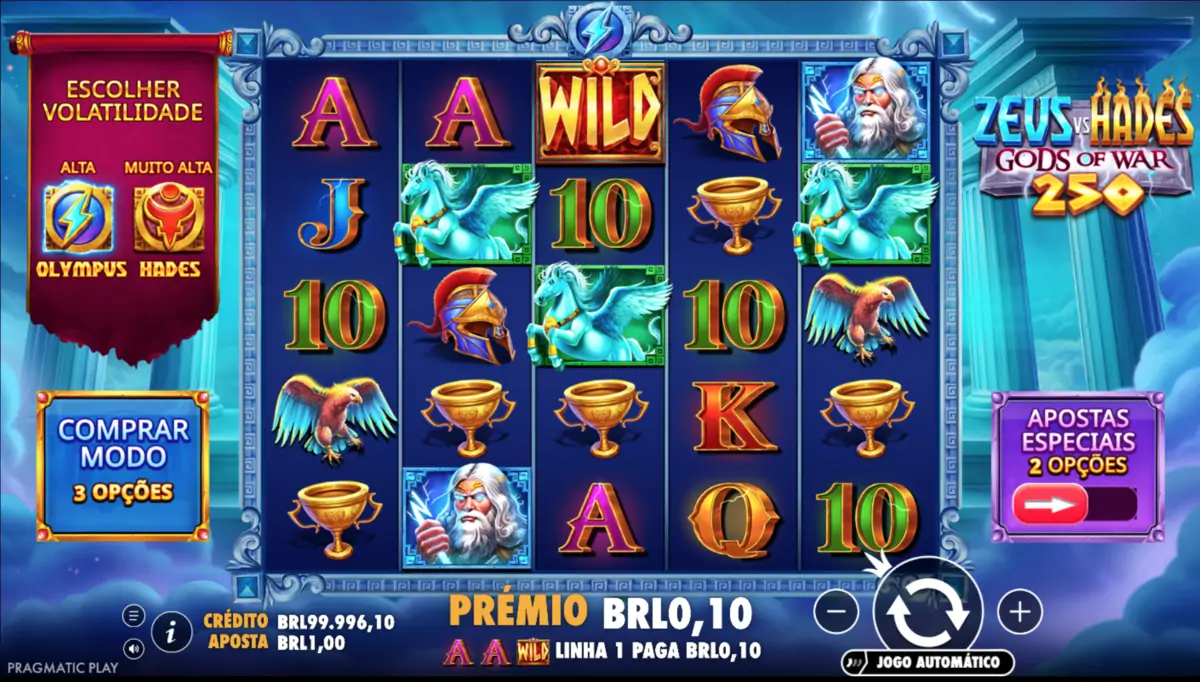 Zeus vs Hades caça-níqueis