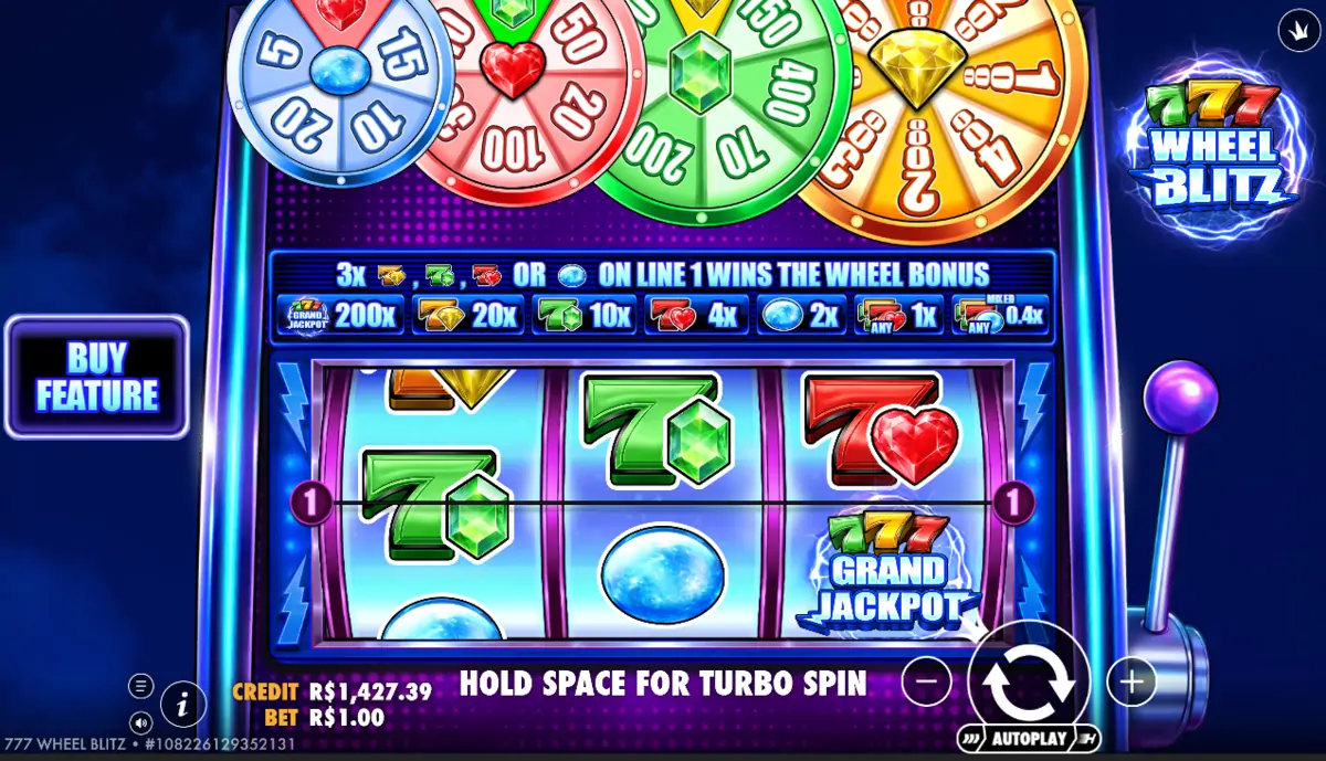 777 WHEEL BLITZ caça-níqueis