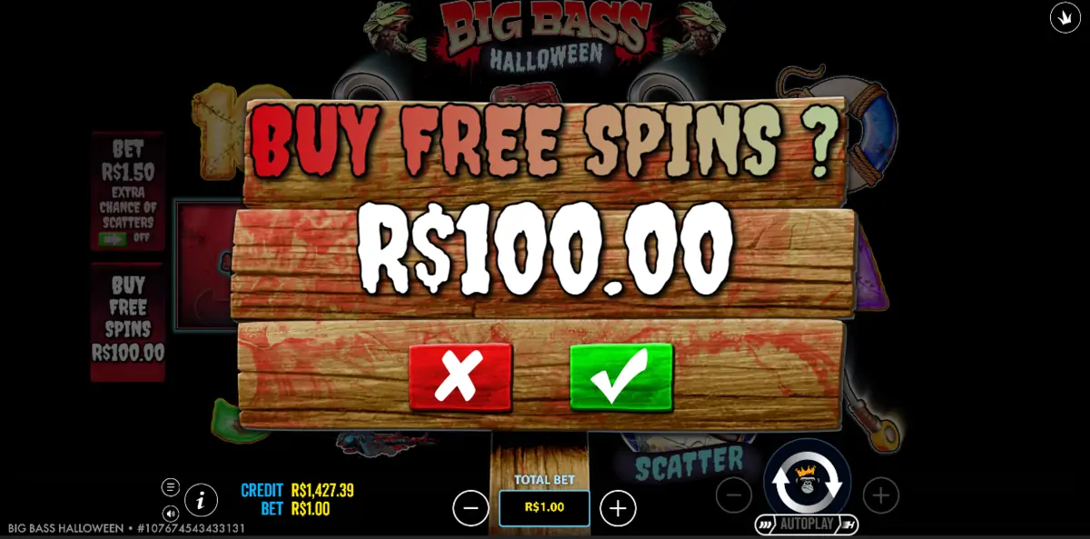 Big Bass Halloween slot