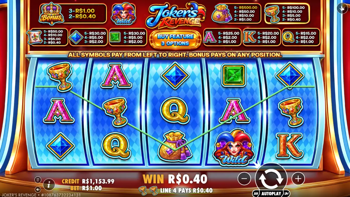 Joker's Revenge caça-níqueis