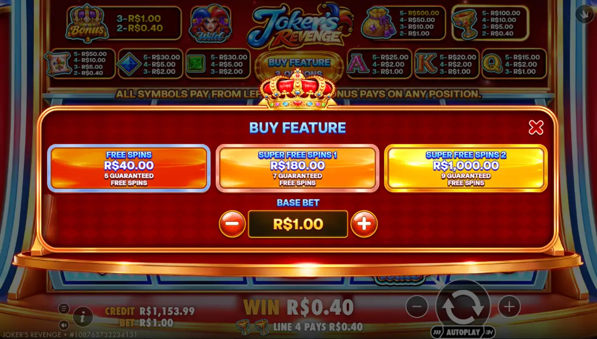 Joker's Revenge Slot