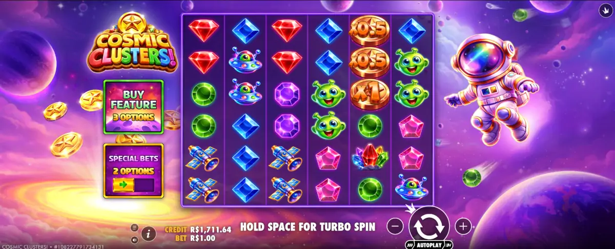 Cosmic Clusters demo grátis Cosmic Clusters slot