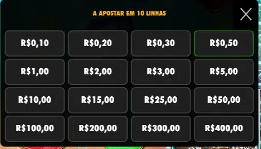 Big Bass Splash, janela de aposta