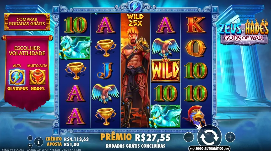 Zeus vs Hades, modo Olimpo