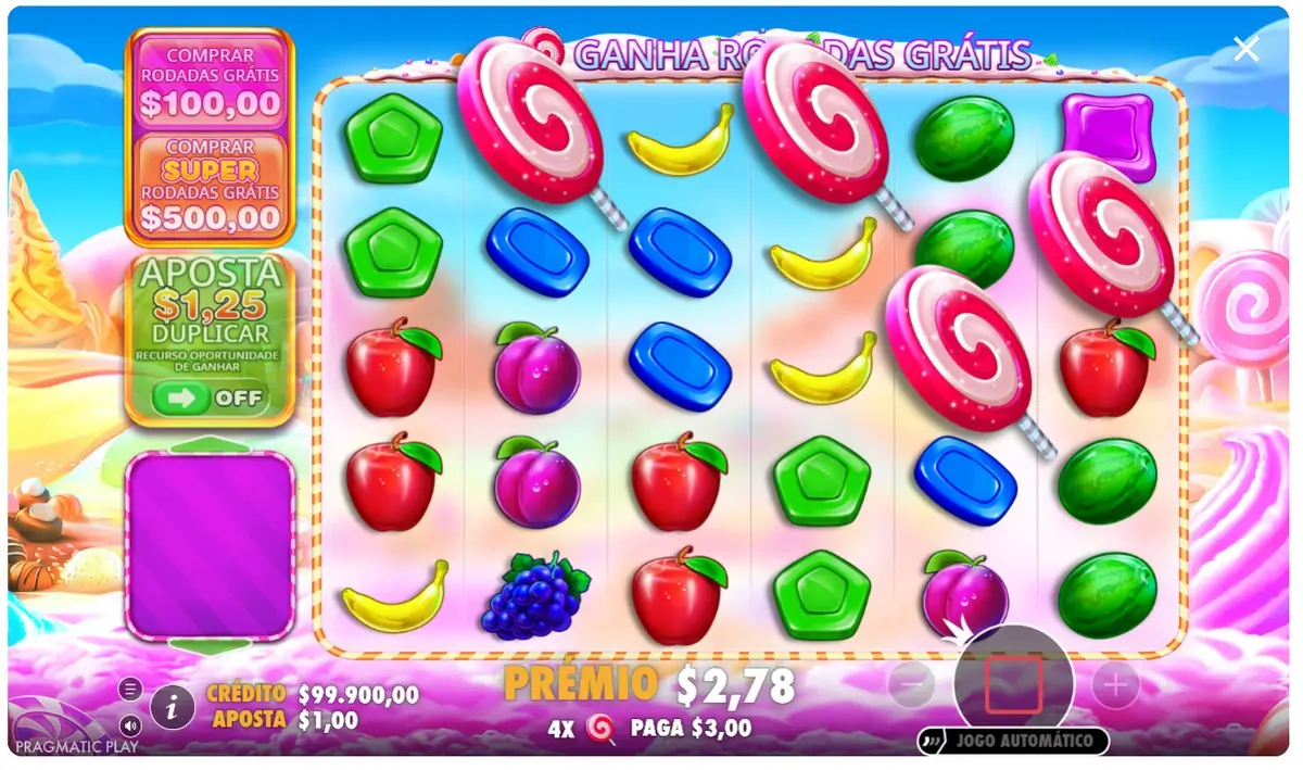Sweet Bonanza 1000, rodadas grátis em andamento