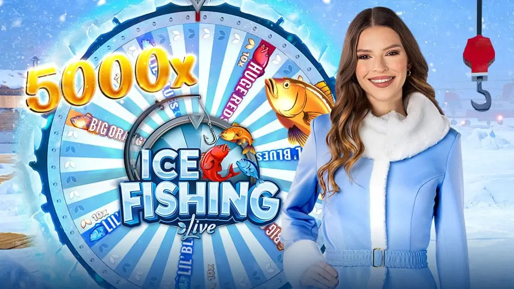 Ice Fishing, game show ao vivo da Evolution